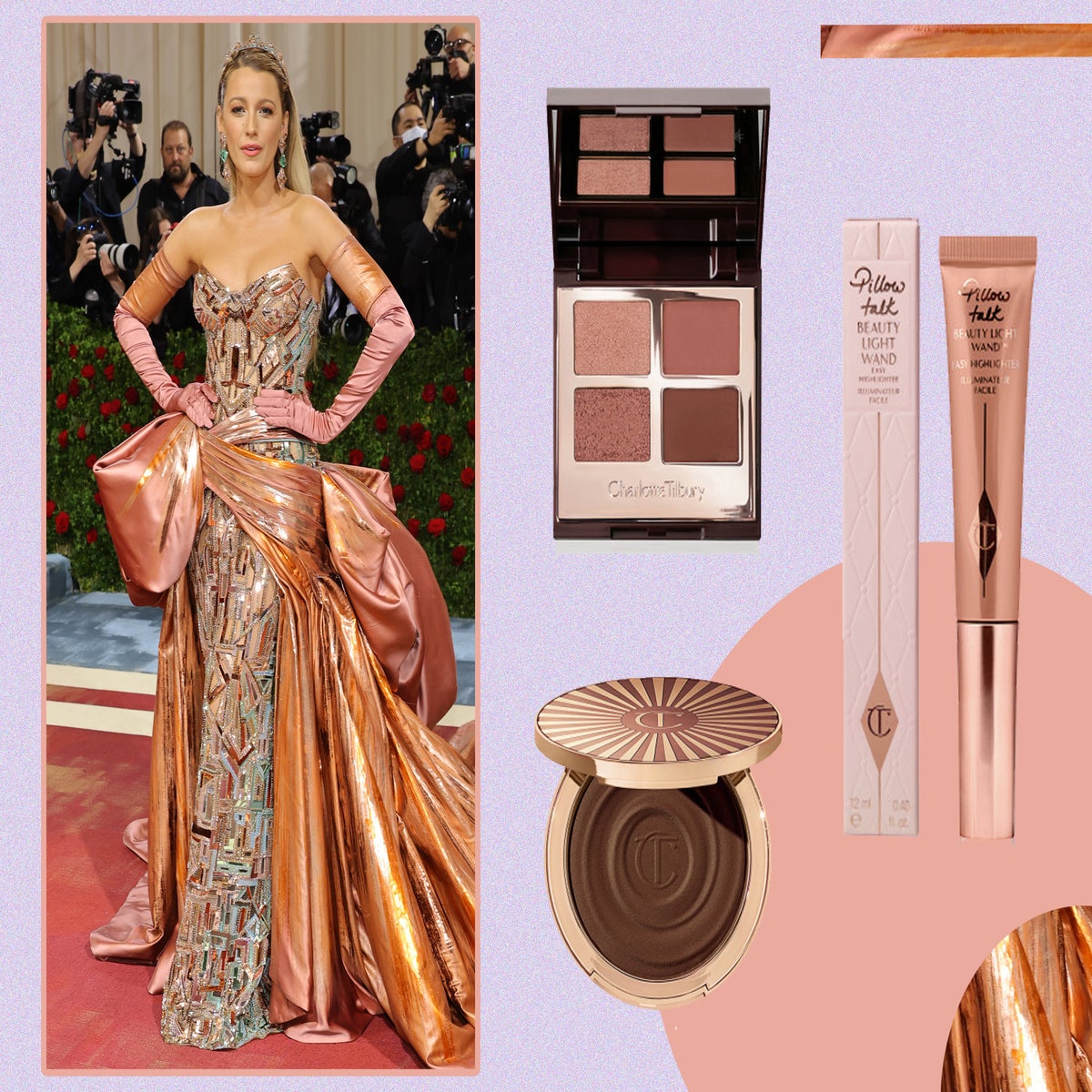 Met Gala 2022: Blake Lively Debuted a New Charlotte Tilbury Bronzer -  Photos