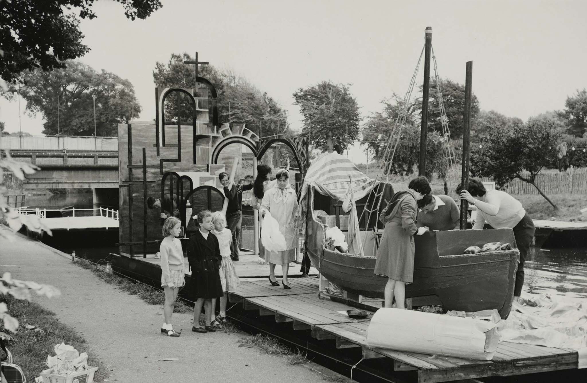 Preparations for the Venetian fate at Hythe, August, 1962