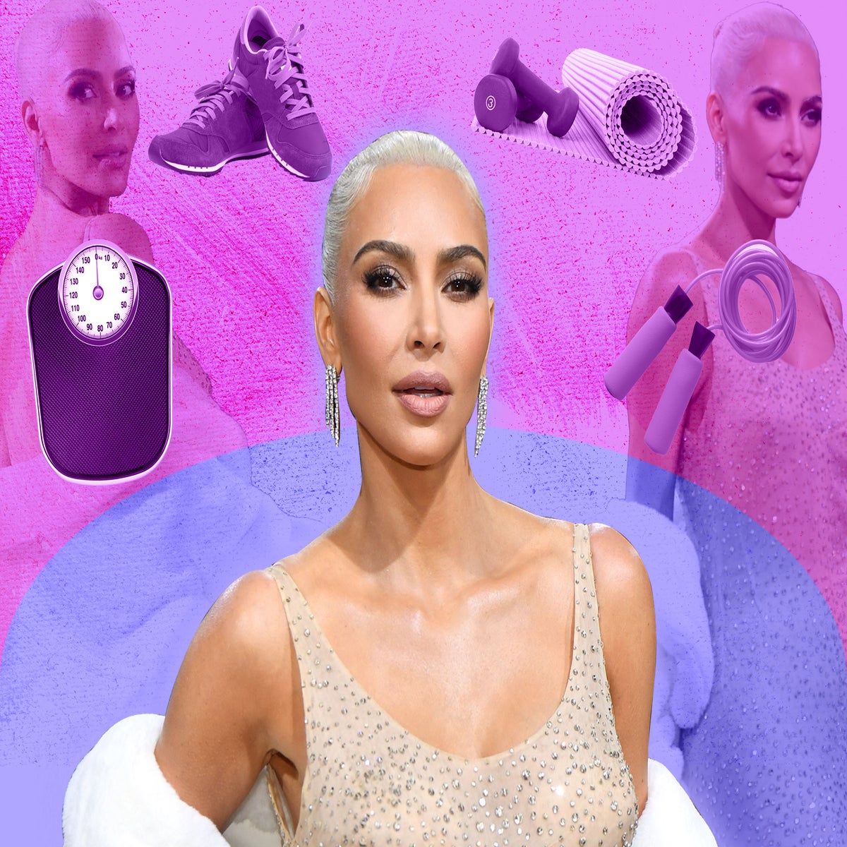 kim kardashian purple dress arrived in Paris and turned heads in a glam lilac gown while attending Victoria Beckham's Paris Fashion Week show today. We've got more pics over at JustJared.com! #KimKardashian Photos: Backgrid Kim Kardashian Poses in Her