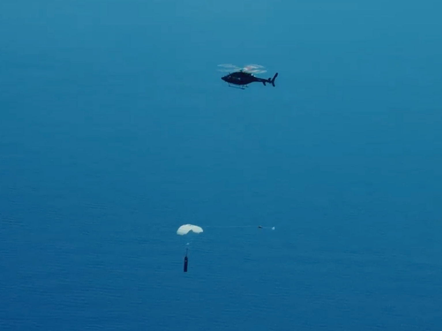 Rocket Lab attempted to catch a first-stage booster with a helicopter, before aborting the manoeuvre