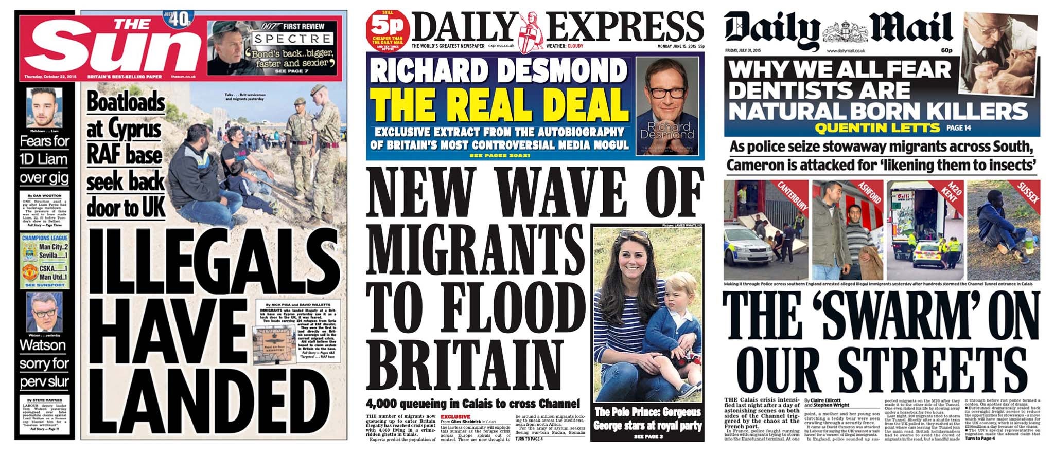 These sort of headlines fanned the flames of right-wing little Englanders