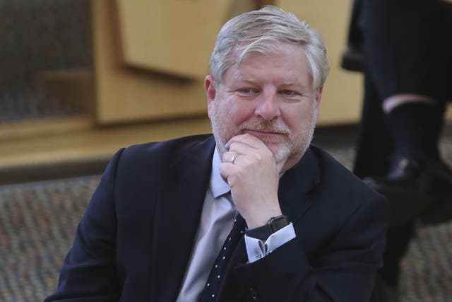 Angus Robertson faced questions from opposition MSPs (Fraser Bremner)