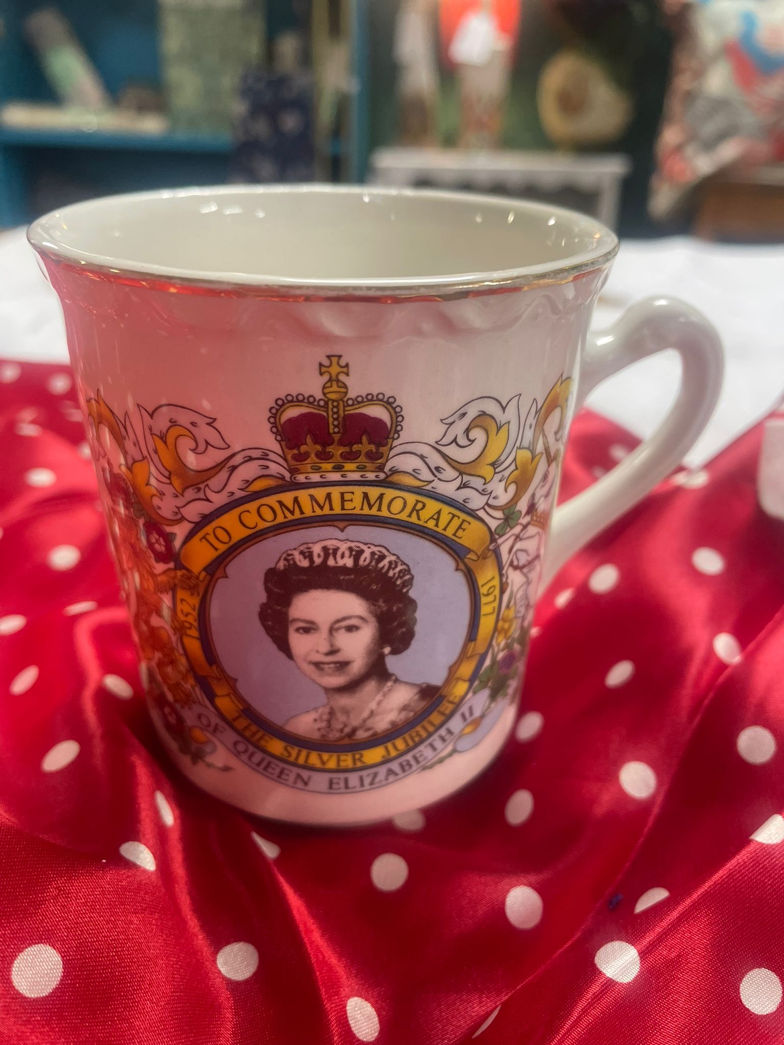 Camilla’s Jubilee mug (Daily Mail/PA)