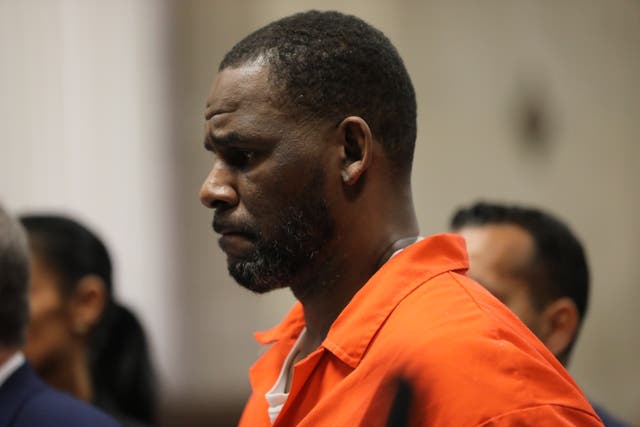 <p>FILE: Singer R. Kelly appears during a hearing at the Leighton Criminal Courthouse on September 17, 2019 in Chicago, Illinois. </p>
