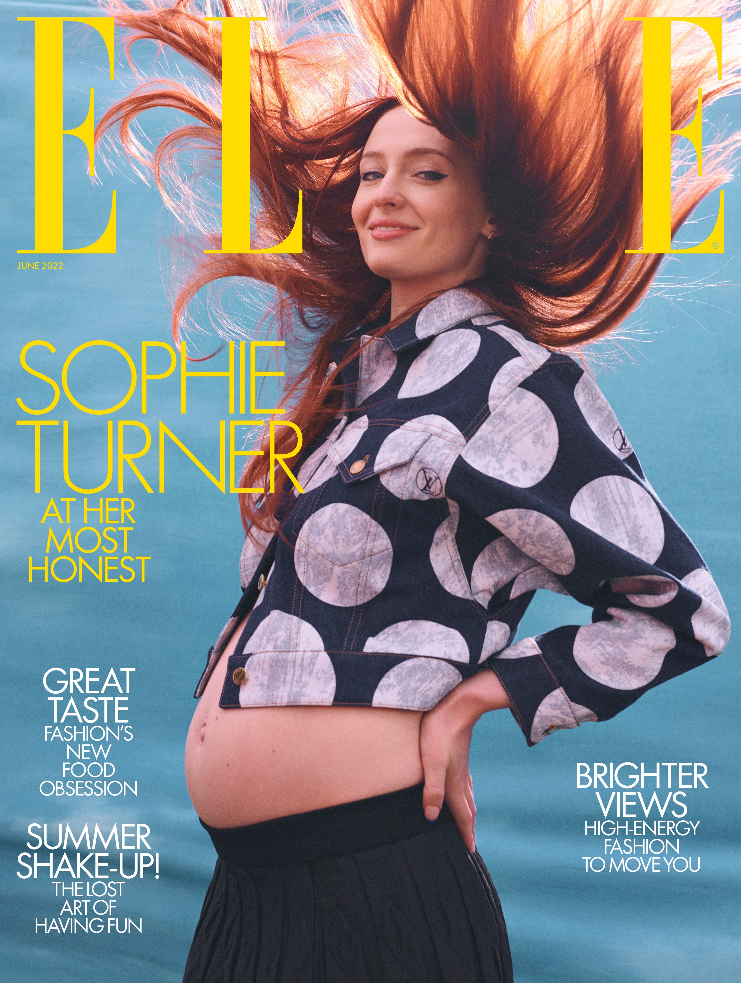 Sophie Turner stars on the June cover of ELLE UK