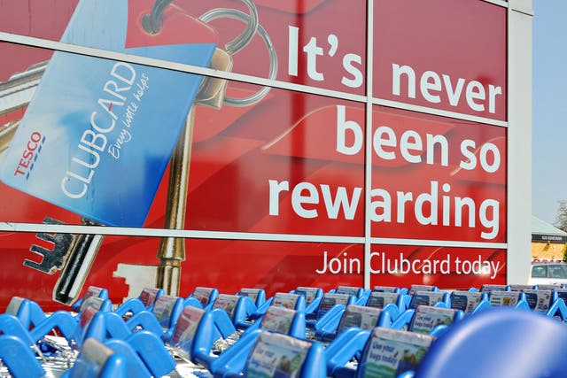 Tesco Clubcard offers savings on branded products and Tesco own brand products
