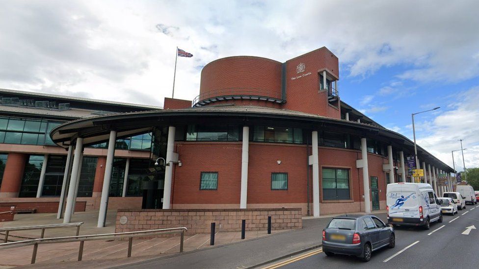 Preston Crown Court heard how Castle used force against the one-year-old