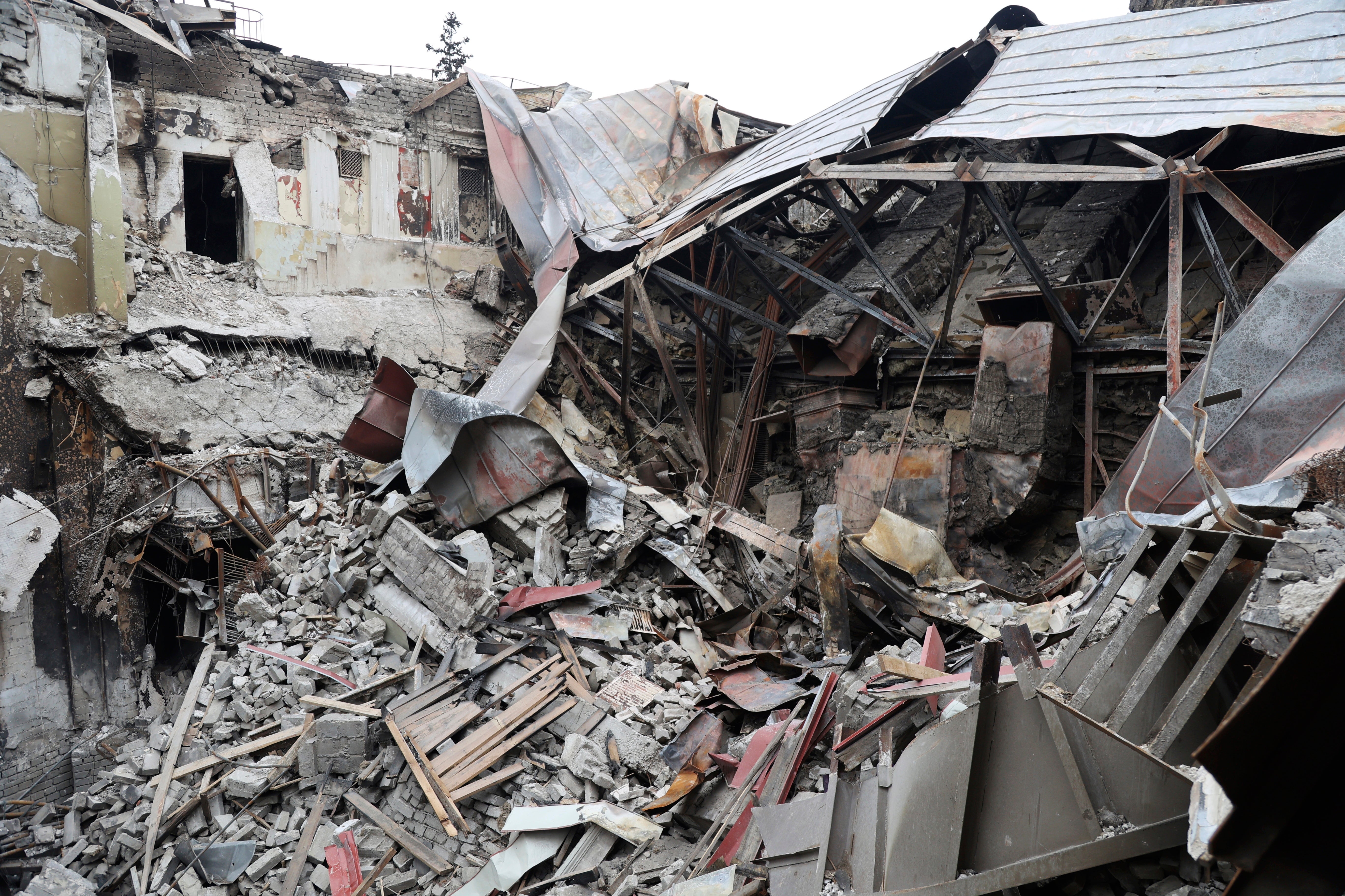 Amnesty International says at least 12 people died in the airstrike on Mariupol’s Drama Theatre on 16 March