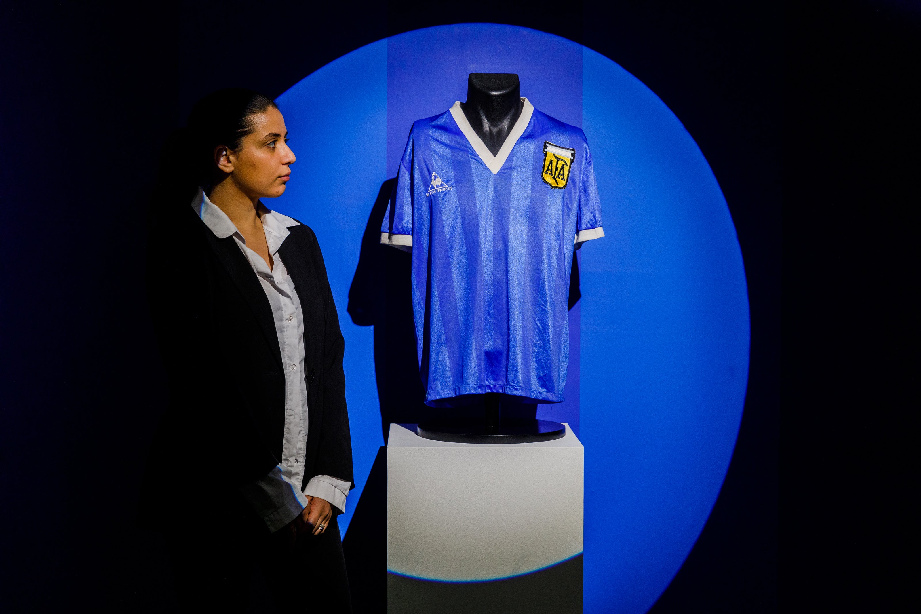 Diego Maradona’s iconic shirt is up for sale at Sotheby’s