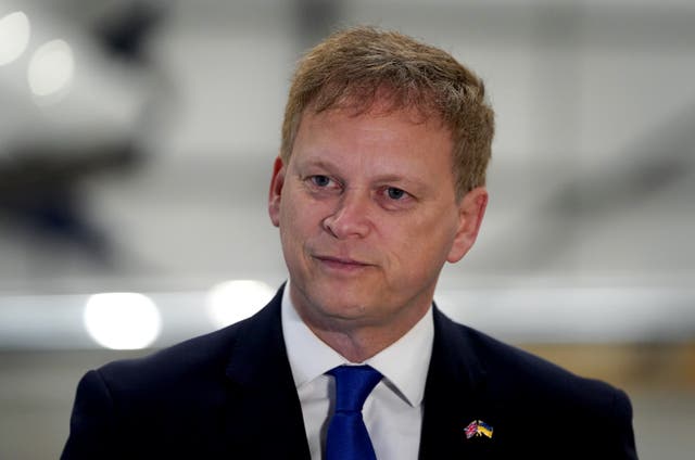 Grant Shapps has accused Sadiq Khan of breaking pre-election rules over the announcement of when the Elizabeth line will open (Gareth Fuller/PA)