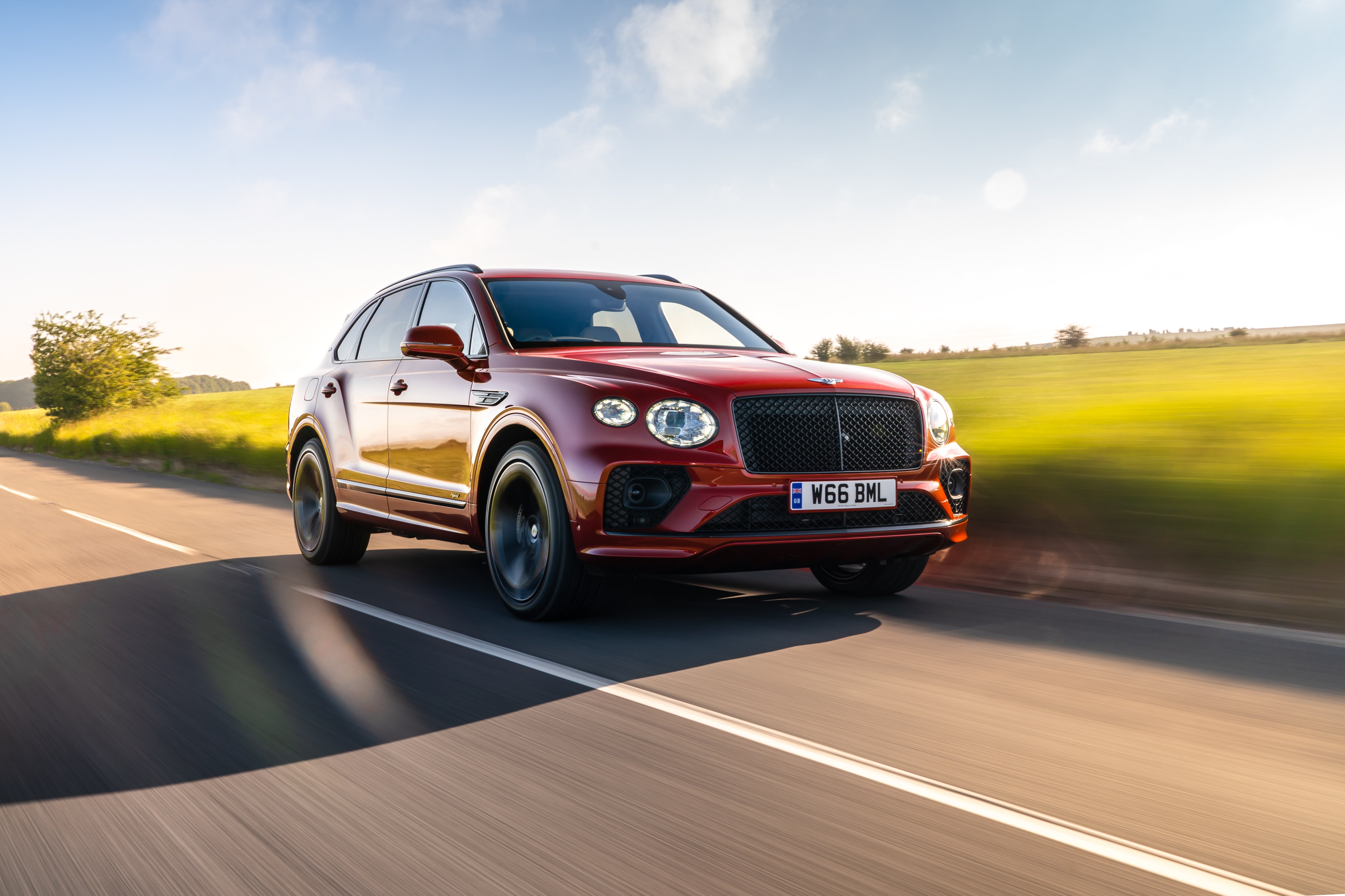 The Bentayga has had a bit of a facelift, with a bolder front