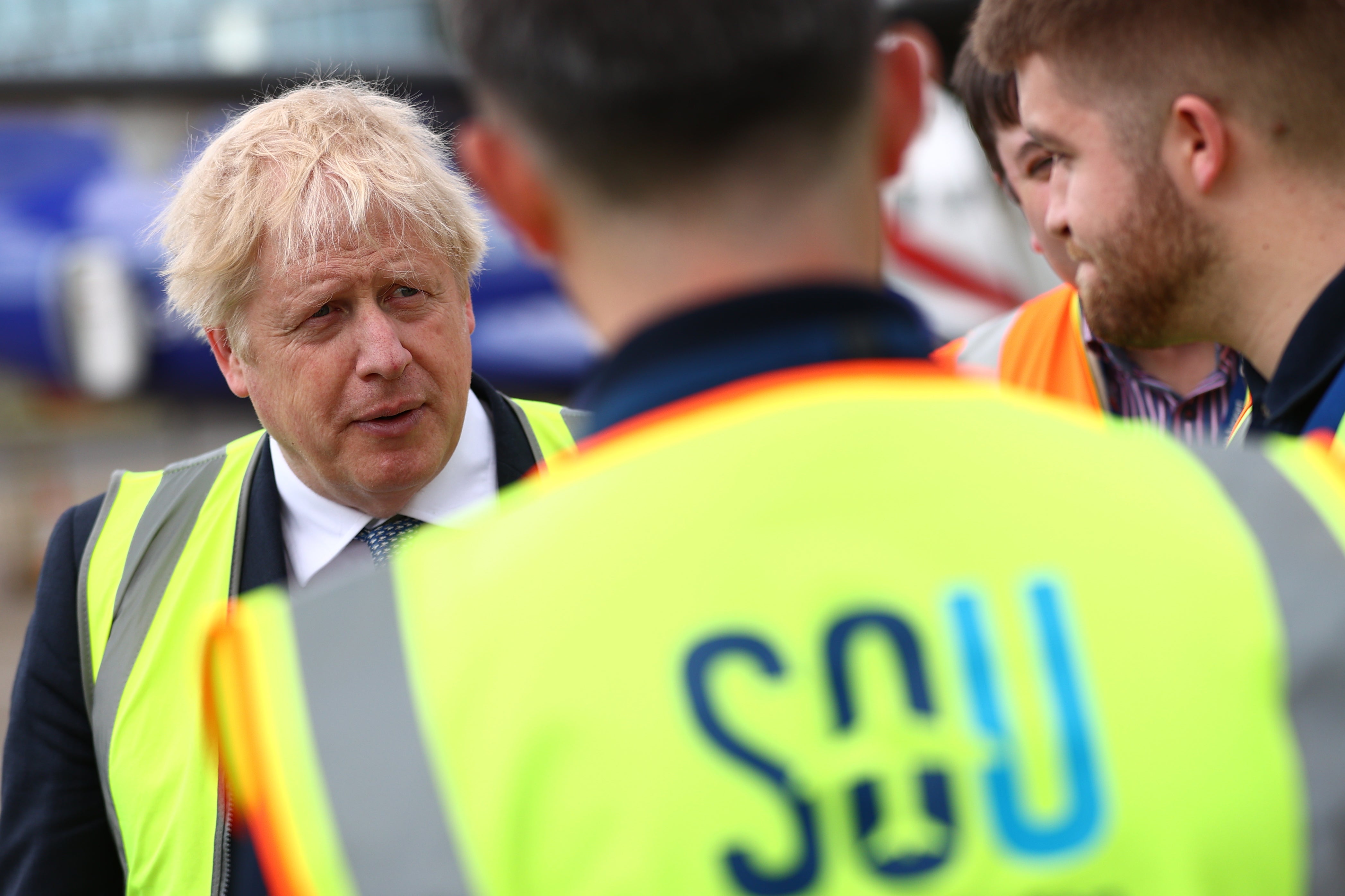 Prime Minister Boris Johnson said there would be a better future once the economy was through the ‘tough patch’ (Adrian Dennis/PA)