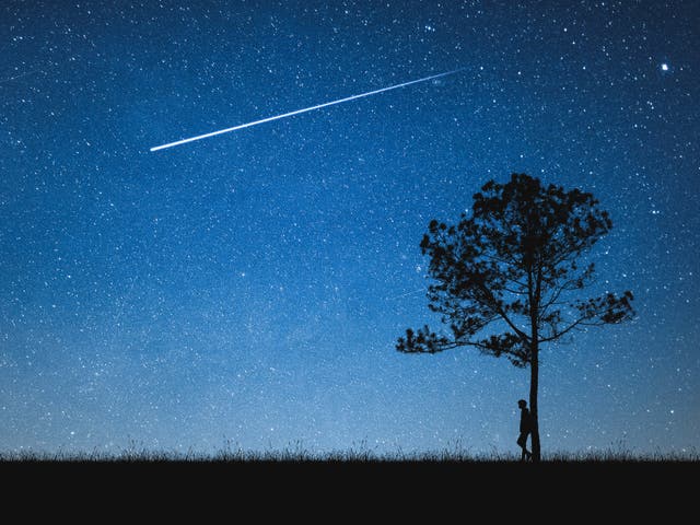 <p>The Eta Aquarid meteor shower will see up to 50 shooting stars an hour appear on  6 May, 2022</p>