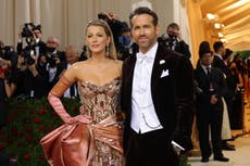 Ryan Reynolds says Blake Lively’s Met Gala outfit change is a moment he’ll ‘never forget’