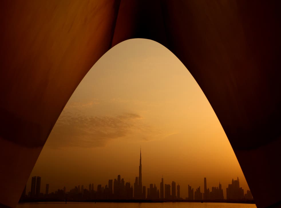 <p>The Dubai skyline</p>