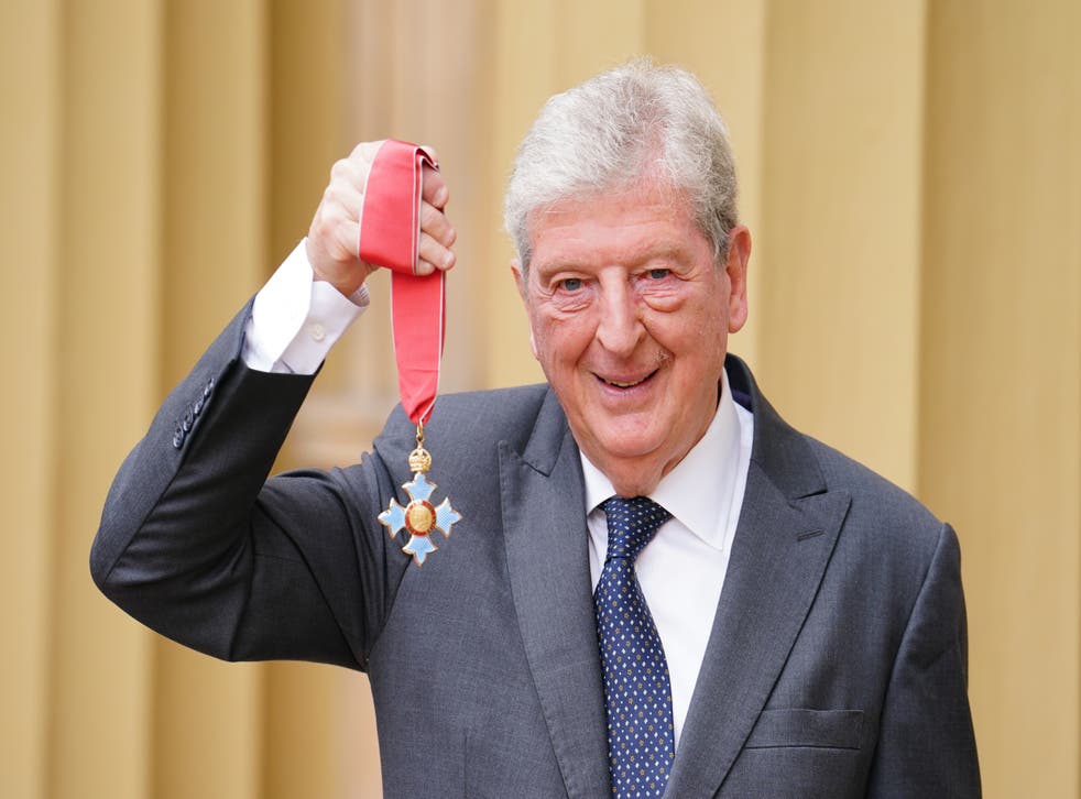 Watford manager Roy Hodgson was made a CBE at Buckingham Palace (Dominic Lipinski/PA)