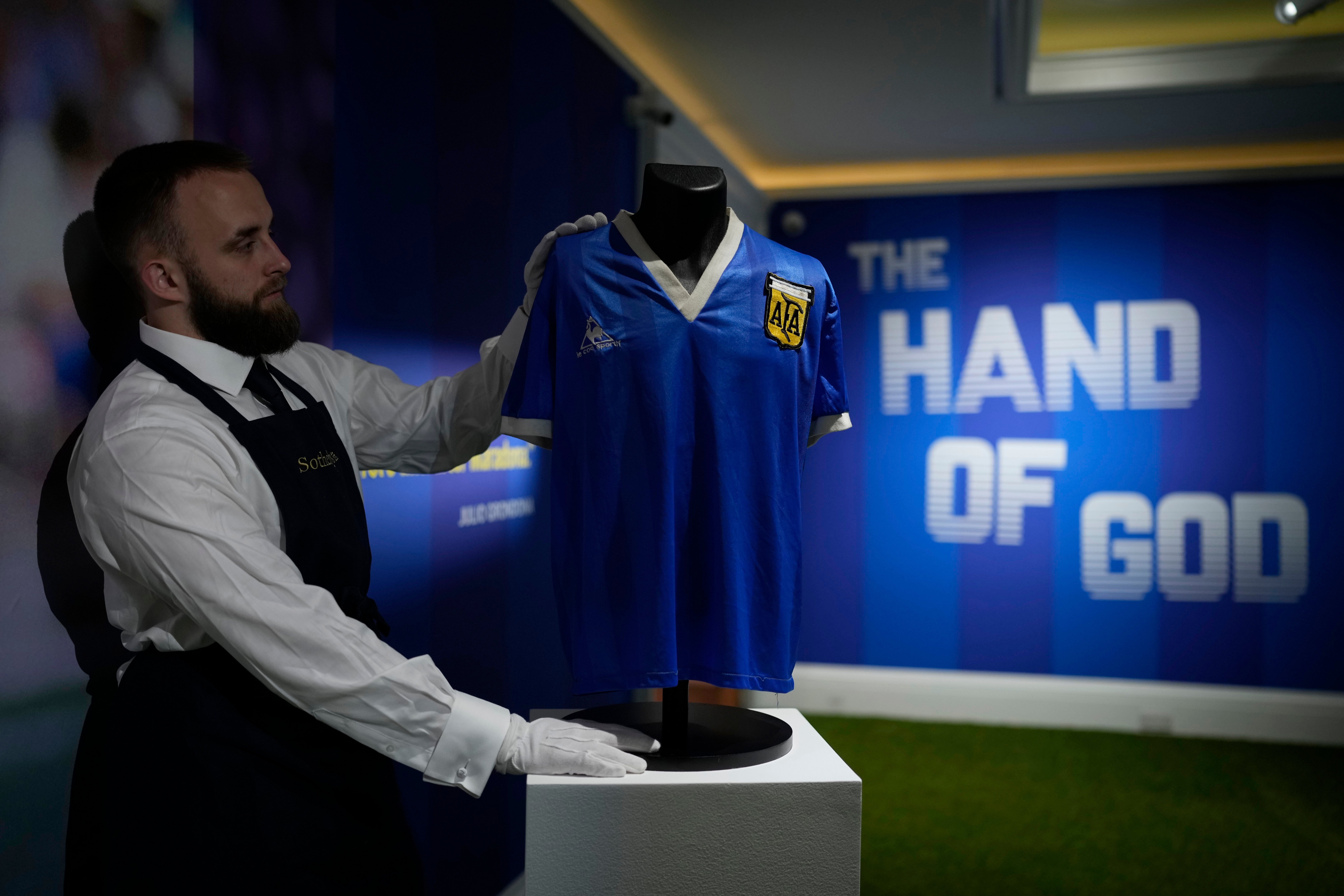Britain Maradona's Shirt