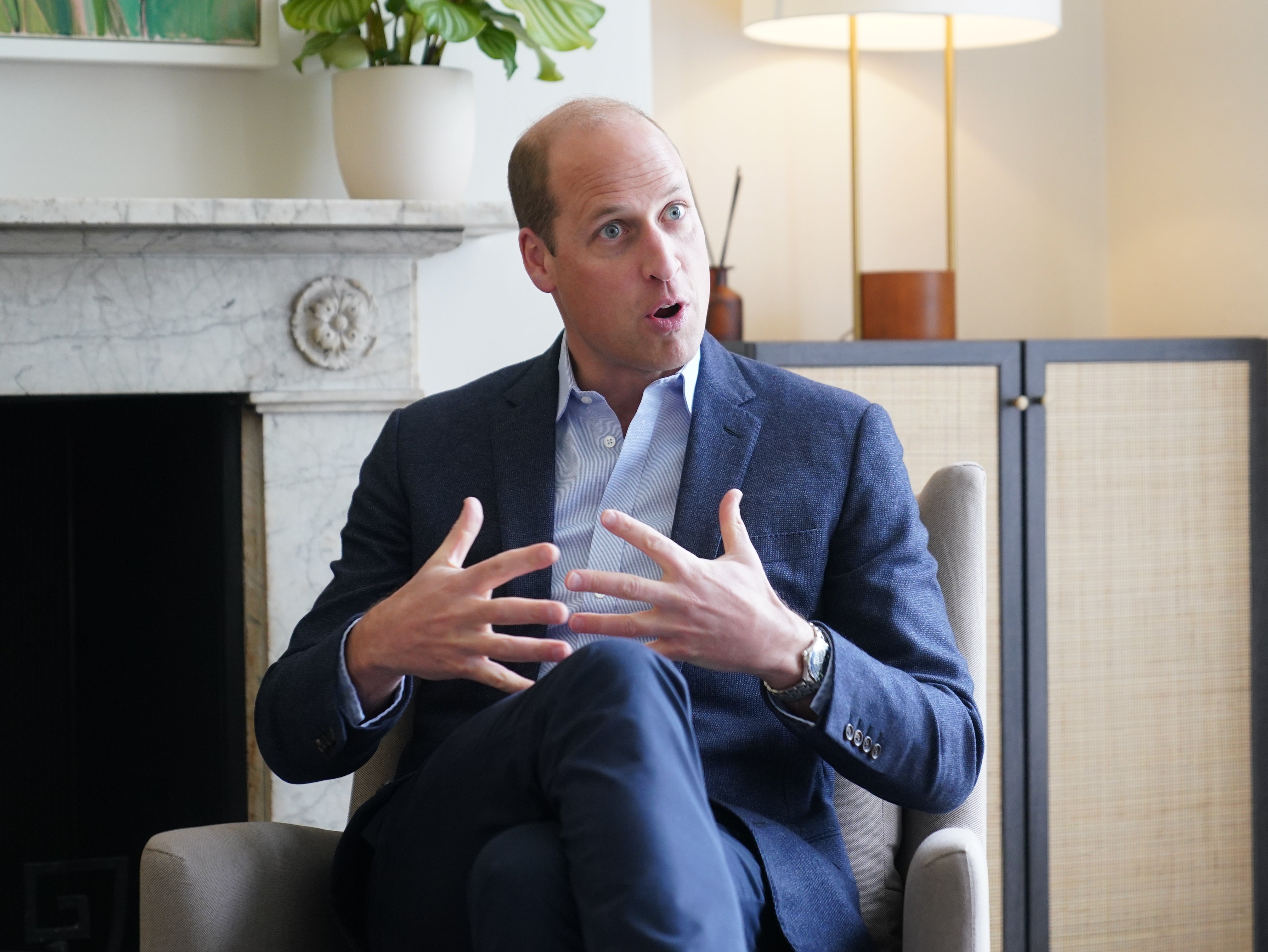 Prince William previously spoke of his own mental health struggles and PTSD.