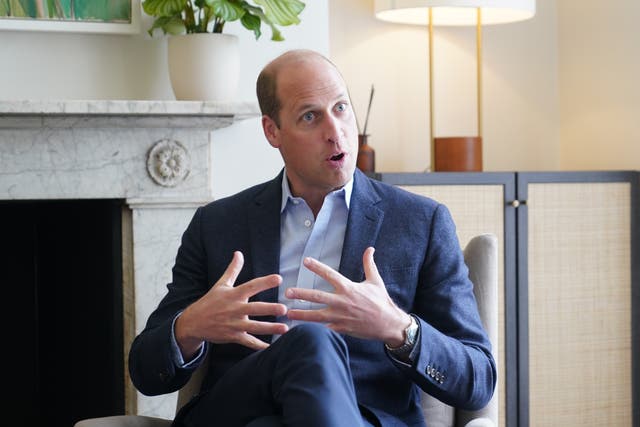 <p>Prince William previously spoke of his own mental health struggles and PTSD. </p>