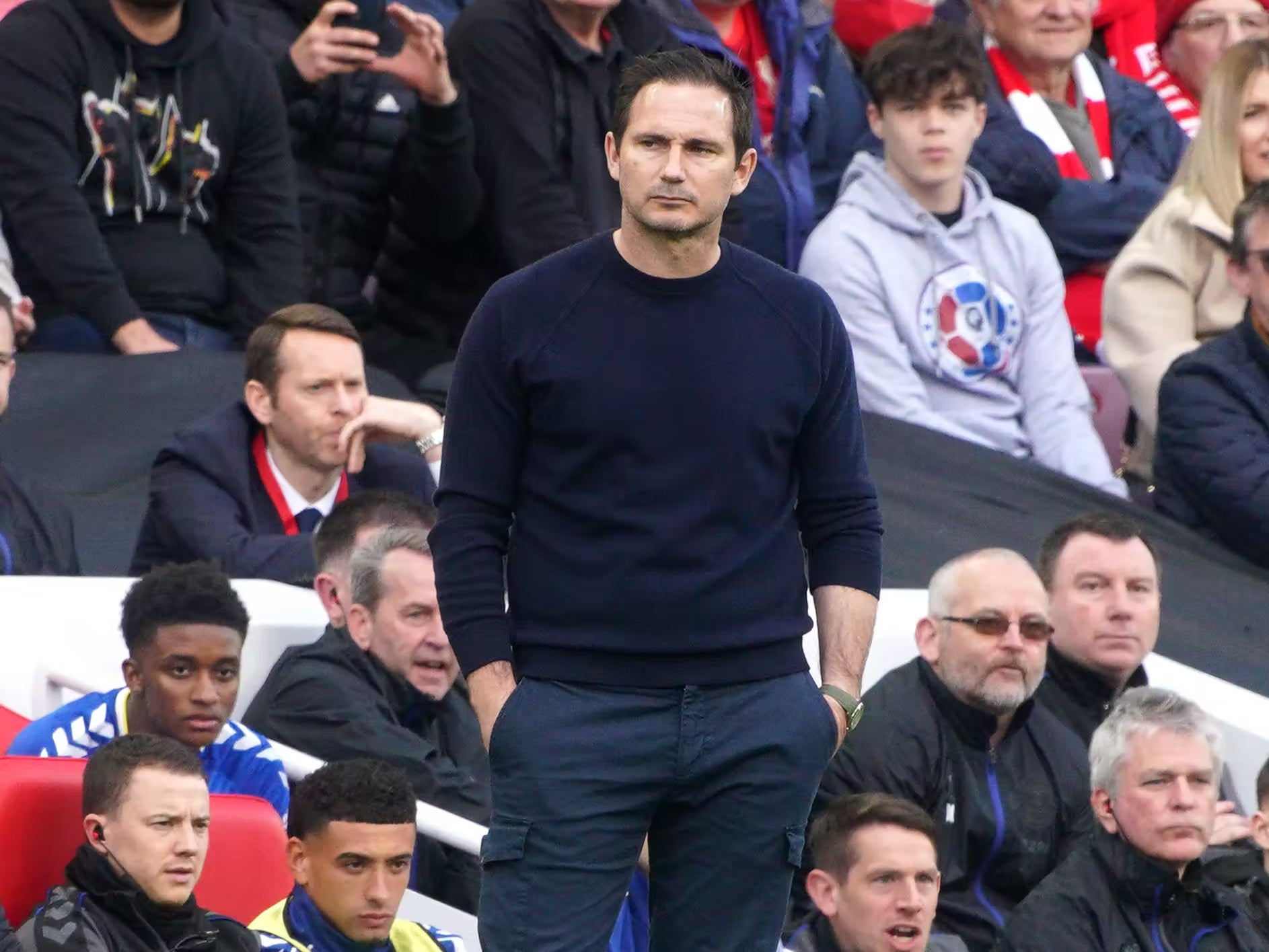 Frank Lampard’s side lost at Anfield