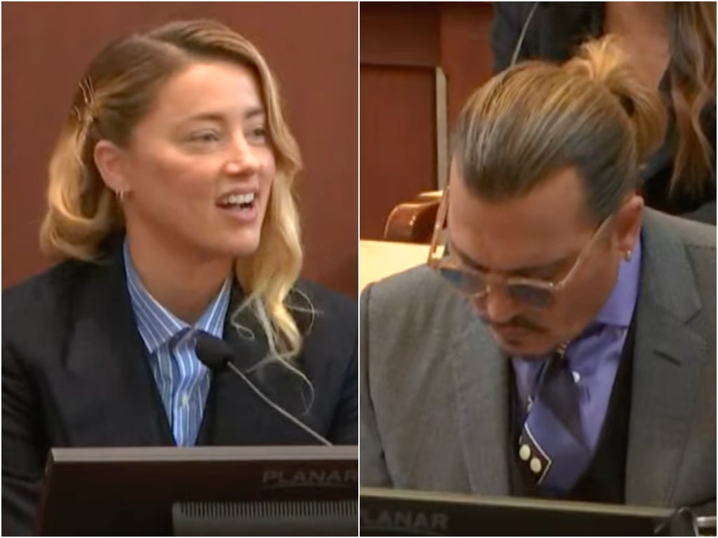 Amber Heard, mahkemenin mermi olarak kullanılabilecek şişelenmiş içecekleri yasaklamasının ardından ifade vermeye başladı