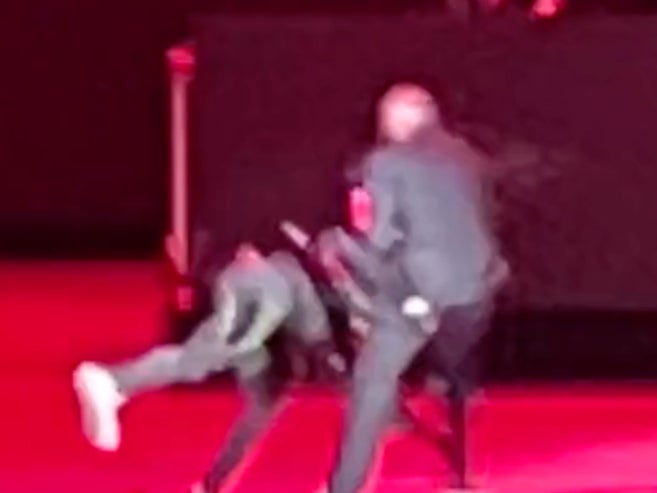 The moment Chappelle was attacked