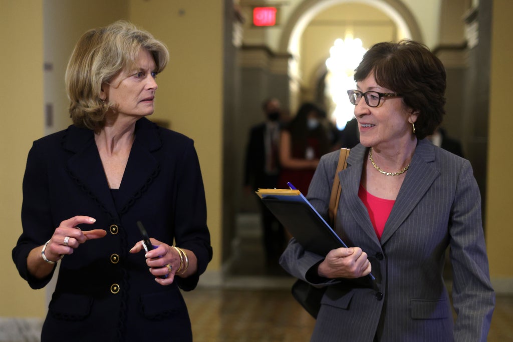 Senators Susan Collins and Lisa Murkowski propose alternative abortion legislation after leaked Roe draft opinion
