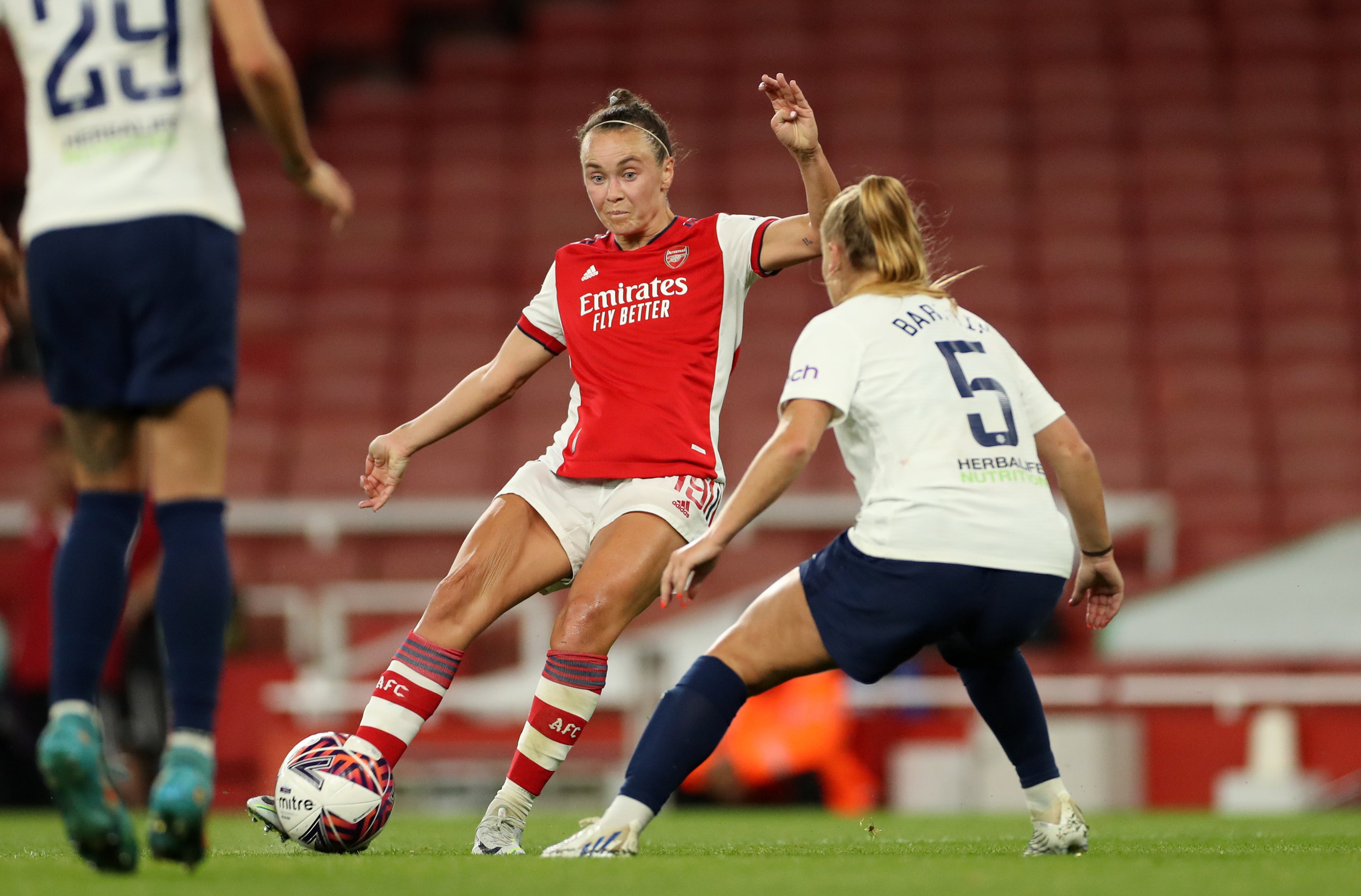 Caitlin Foord bagged a brace for the Gunners (Bradley Collyer/PA)