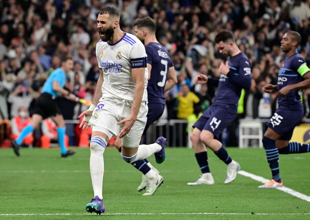 Karim Benzema finished the tie in extra time with a penalty to hand Los Blancos the lead