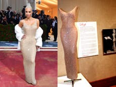 Marilyn Monroe’s estate expresses support for Kim Kardashian’s Met Gala dress