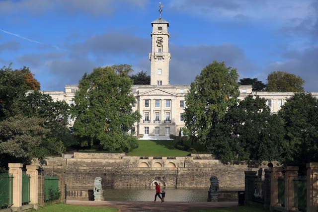Nottingham University is a member of the Russell Group (Mike Egerton/PA)