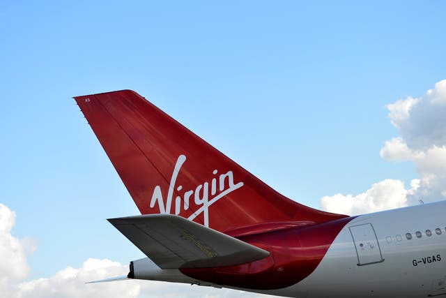 A Virgin Atlantic aircraft turned back to Heathrow after it emerged the first officer had not completed his final flying test (Hannah McKay/PA)