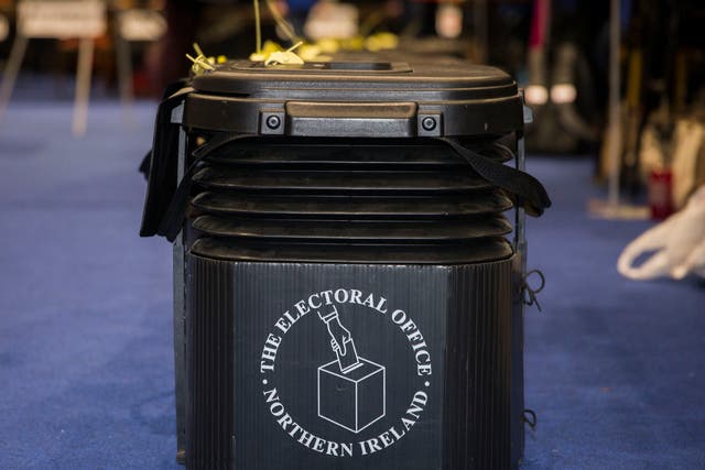 The Single Transferable Vote (STV) system is used in the NI Assembly election (Liam McBurney/PA)