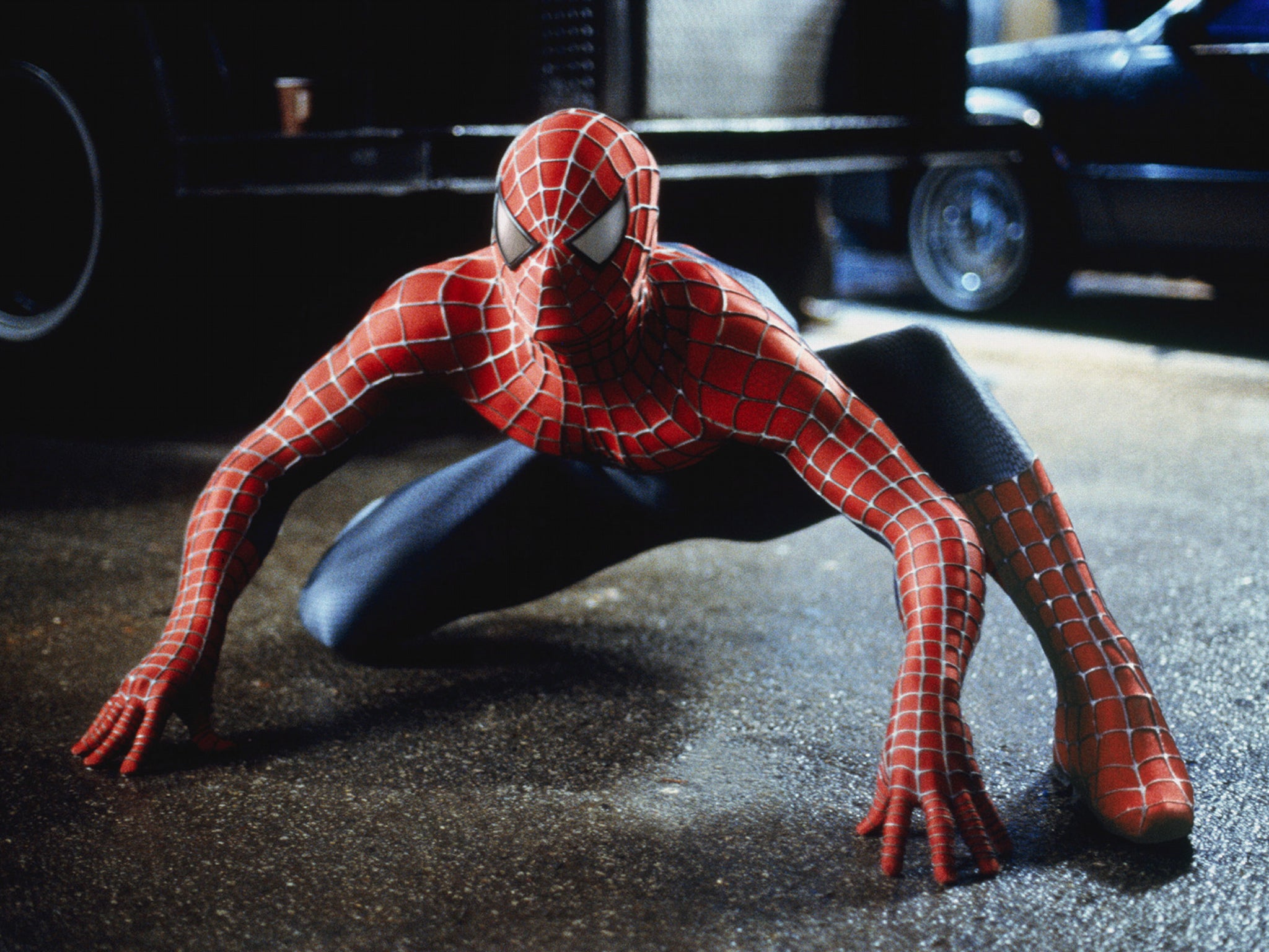 Bold, bouncy and irresistibly breezy: Tobey Maguire in Sam Raimi’s ‘Spider-Man’