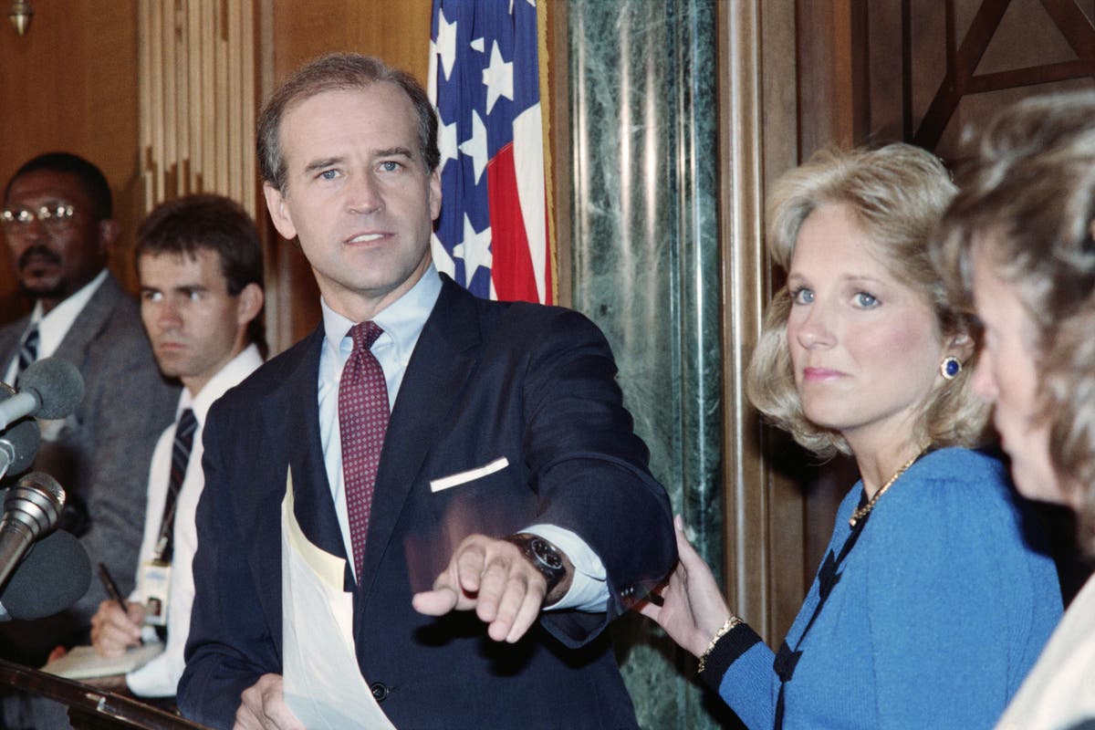 Joe Biden once voted to overturn Roe v Wade saying women do not have the ‘sole right to say what should happen to their bodies’
