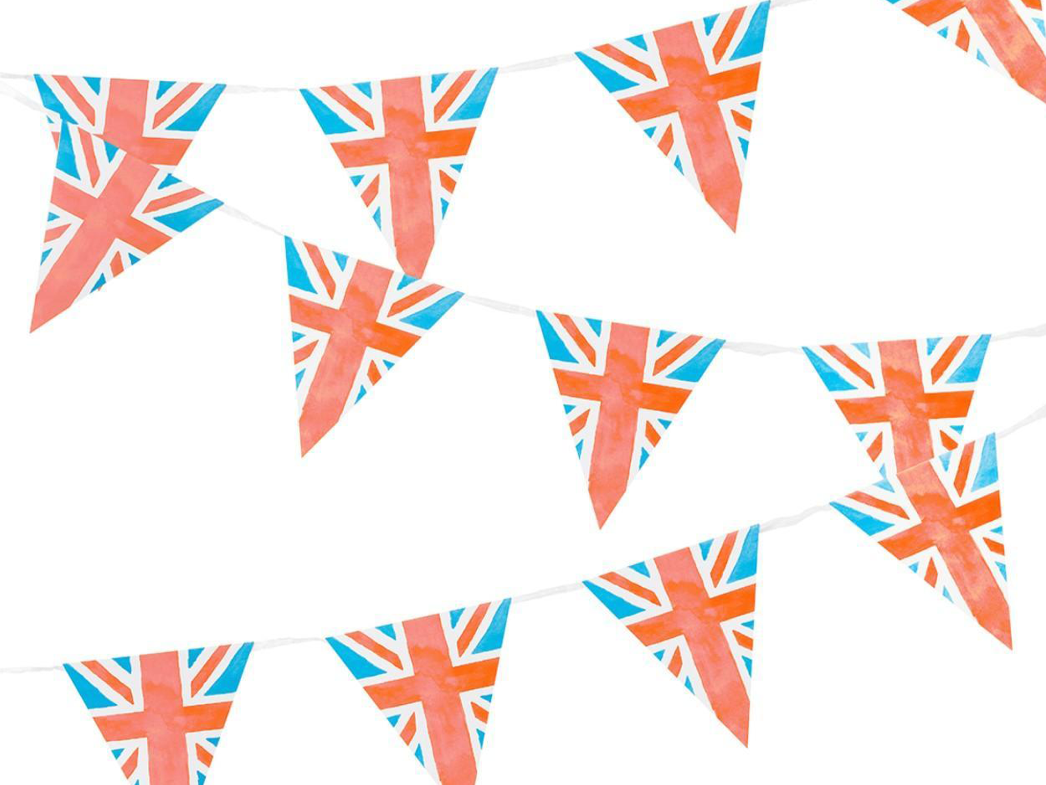 Queens 2022 platinum jubilee royal British Union Jack bunting.png
