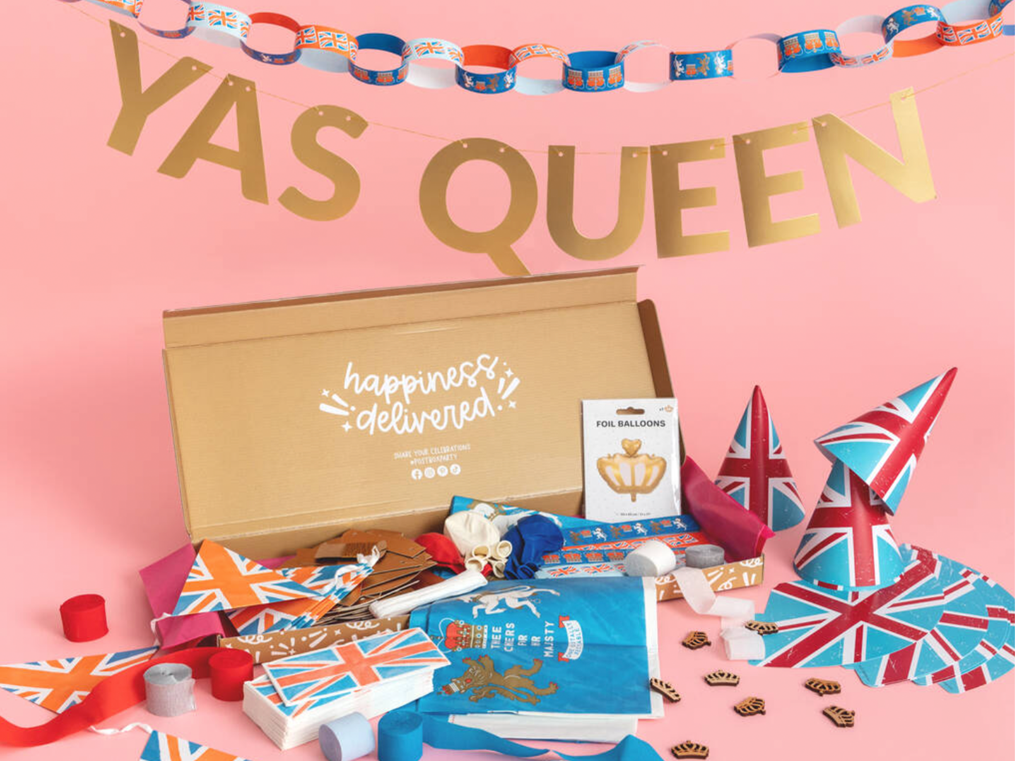Queen's Jubilee Party In A Box- £66.50, Notonthehighstreet.com.png