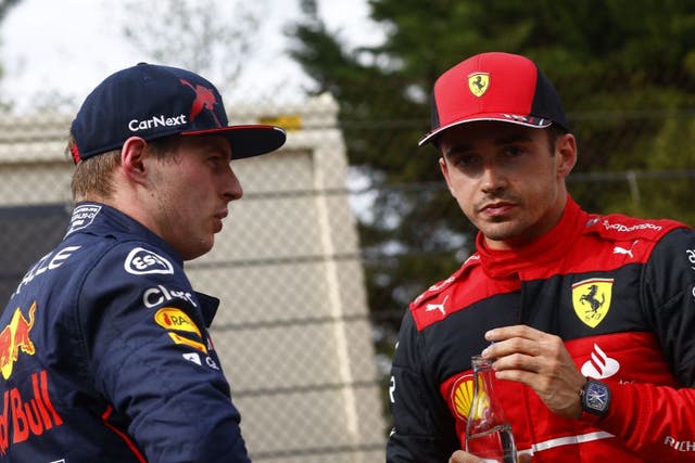 <p>Verstappen and Leclerc have led the way so far this season</p>