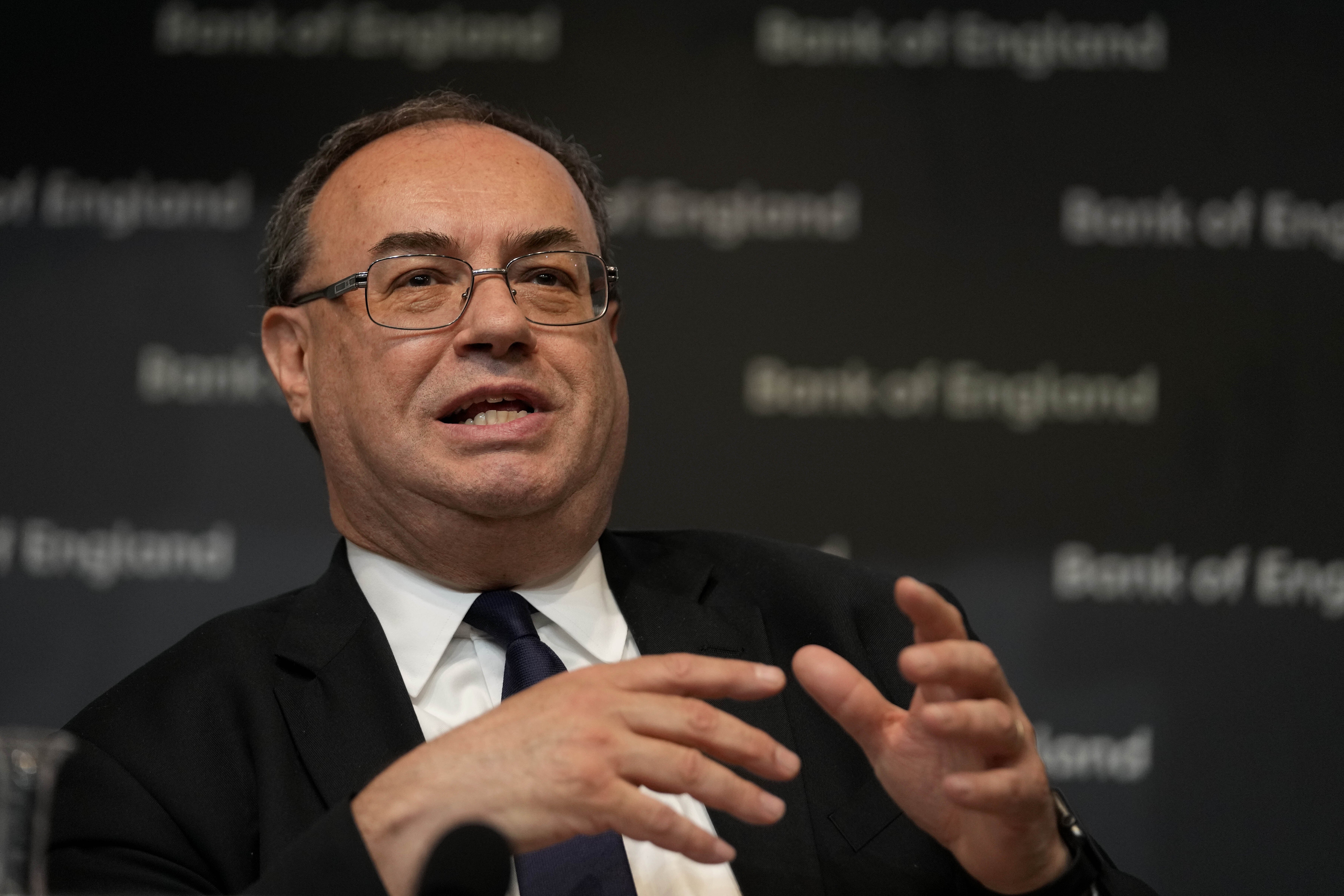 Bank of England Governor Andrew Bailey said inflation could hit 10% later this year (Frank Augstein/PA)