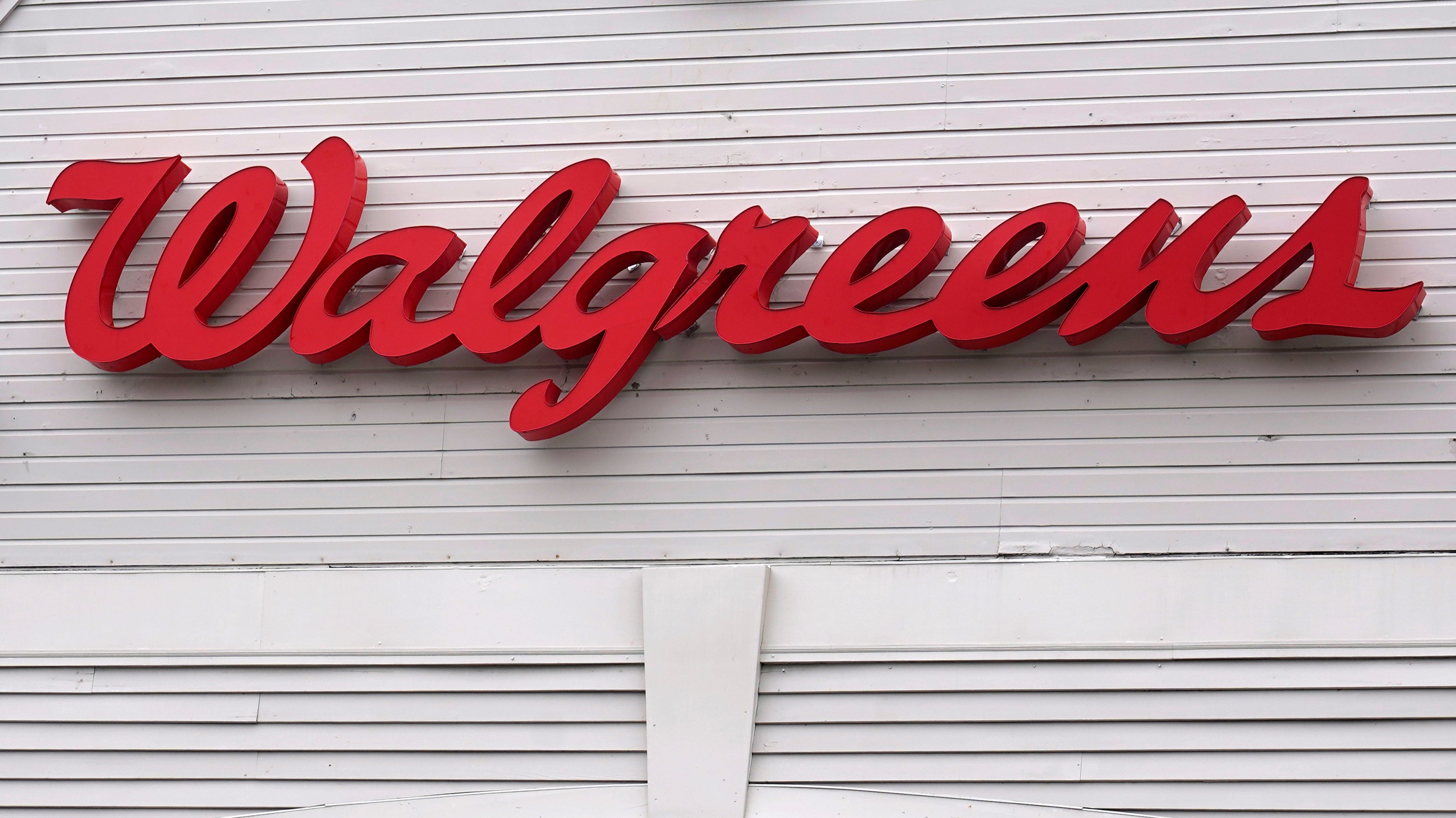 A Walgreens sign.