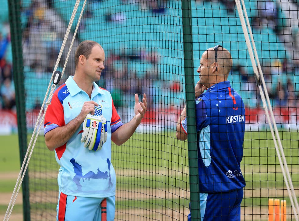 Gary Kirsten, right, is the favourite to be named England Test coach (Nigel French/PA)
