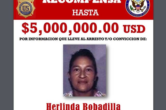 <p>Herlinda Bobadilla, who is known as La Chinda, is accused by officials of leading a criminal family that transports cocaine from Honduras to the US.</p>