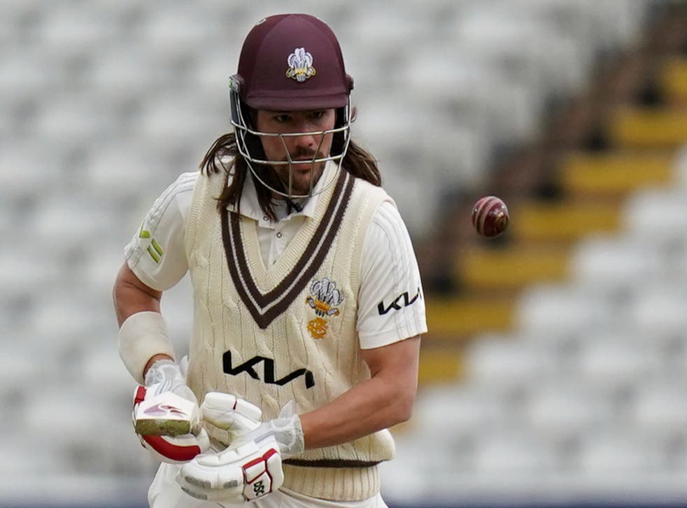 <p>England batter Rory Burns in action for Surrey </p>