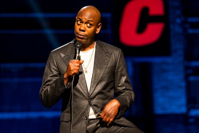 The incident occurred while Dave Chappelle performed in LA (Netflix/Mathieu Bitton/PA)