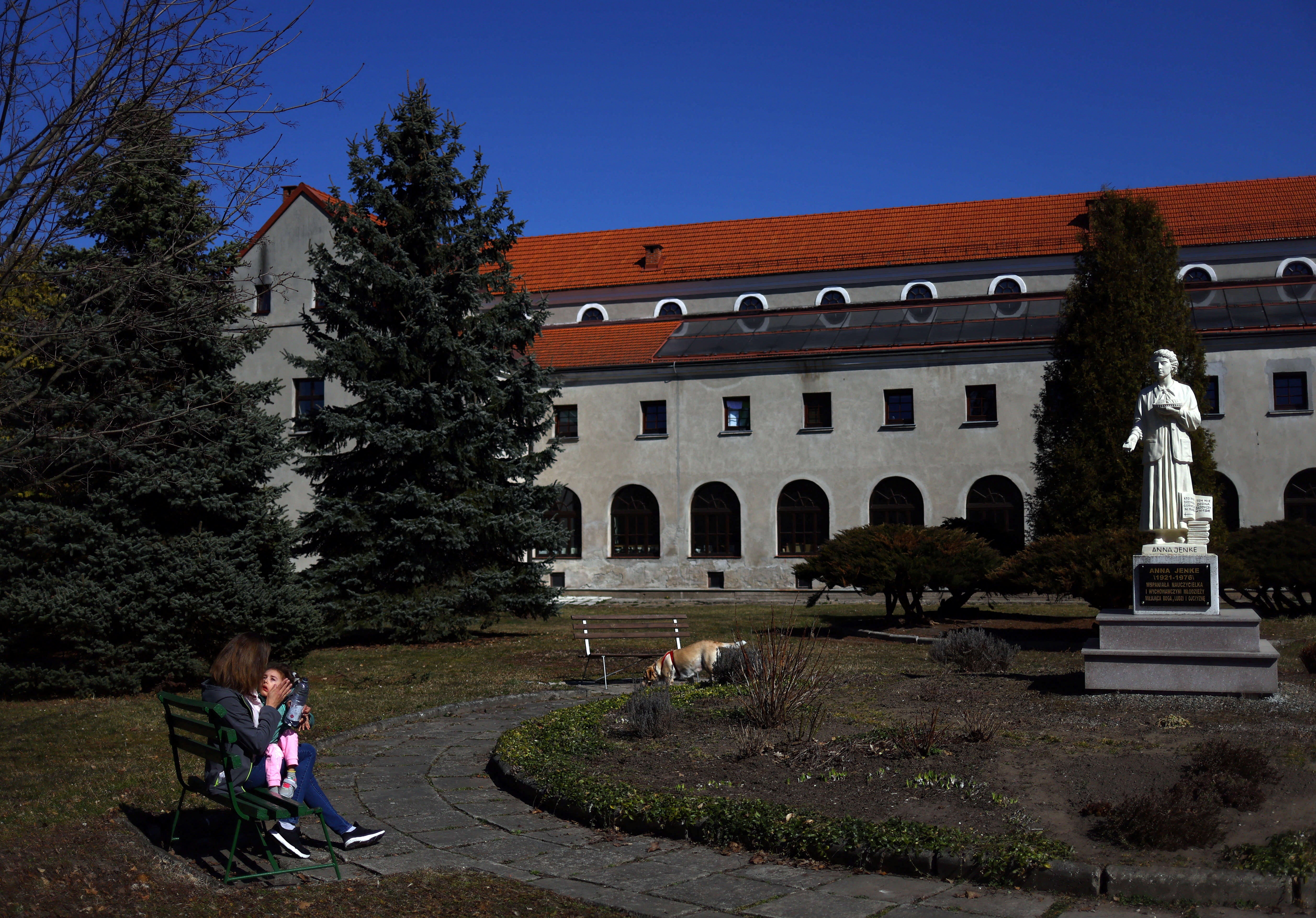 The grounds of the Benedictine Sisters Monastery