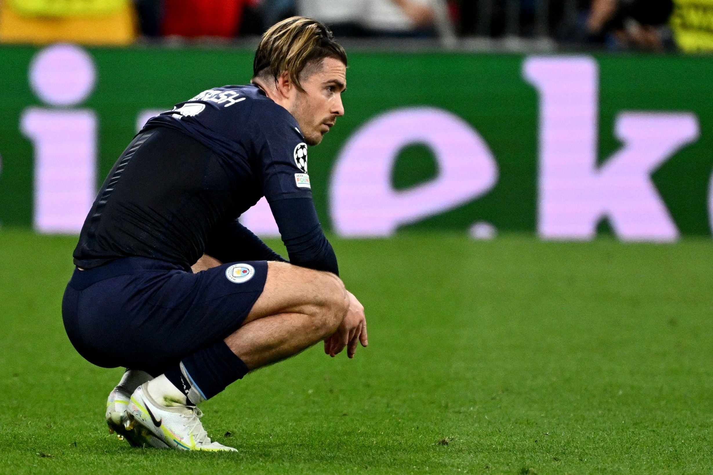 Jack Grealish mised two gilt-edged opportunities in Man City’s Champions League semi-final second-leg defeat to Real Madrid