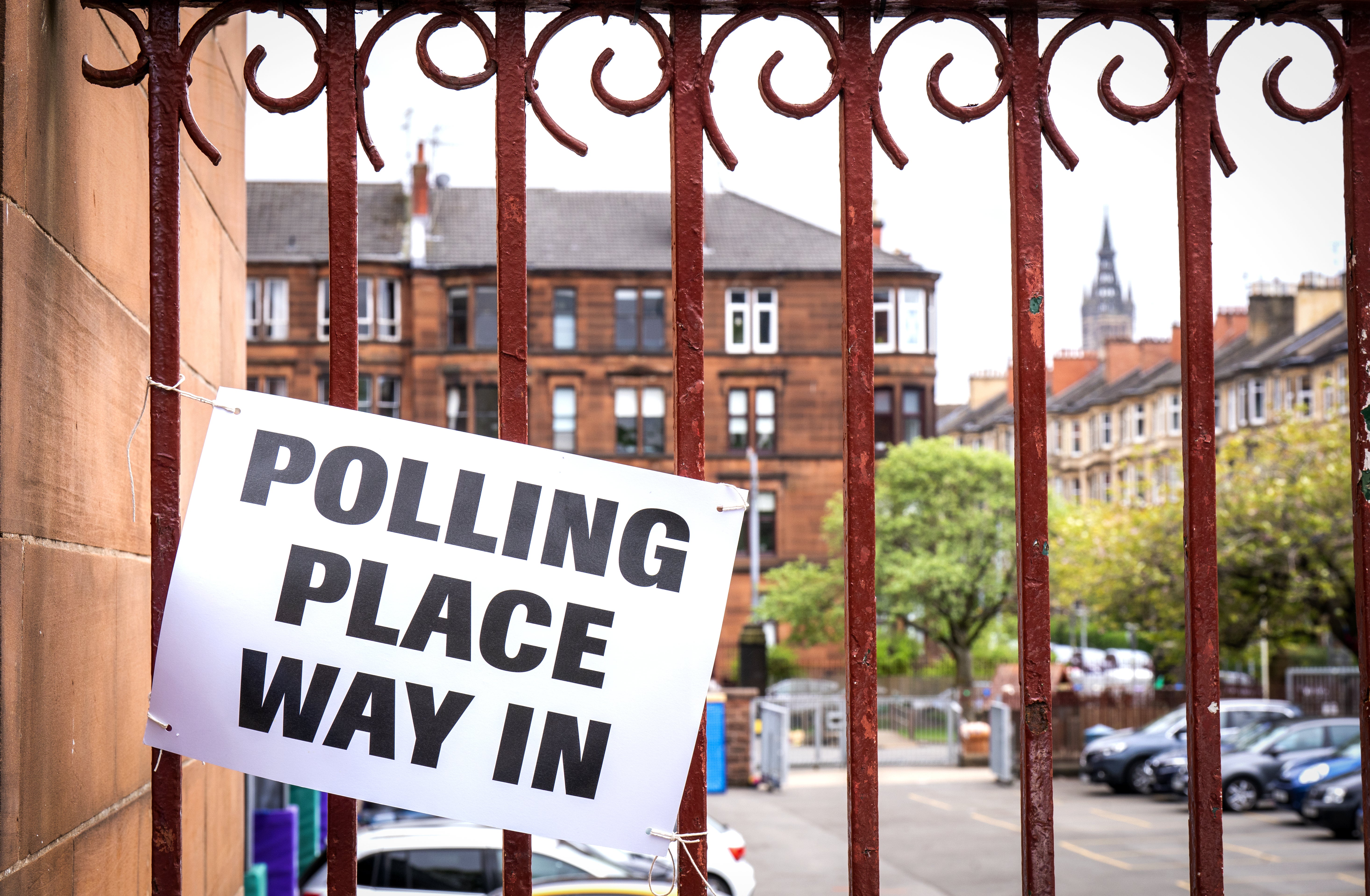 Scots headed to polling stations to vote in the council elections on Thursday (Jane Barlow/PA)