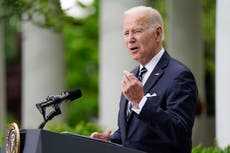 Joe Biden is setting up the fight over Roe v Wade as a central election issue