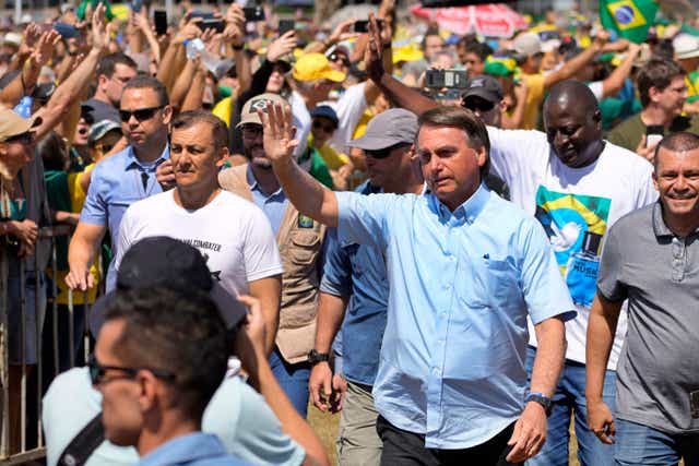 Brazil Bolsonaro Demonstration