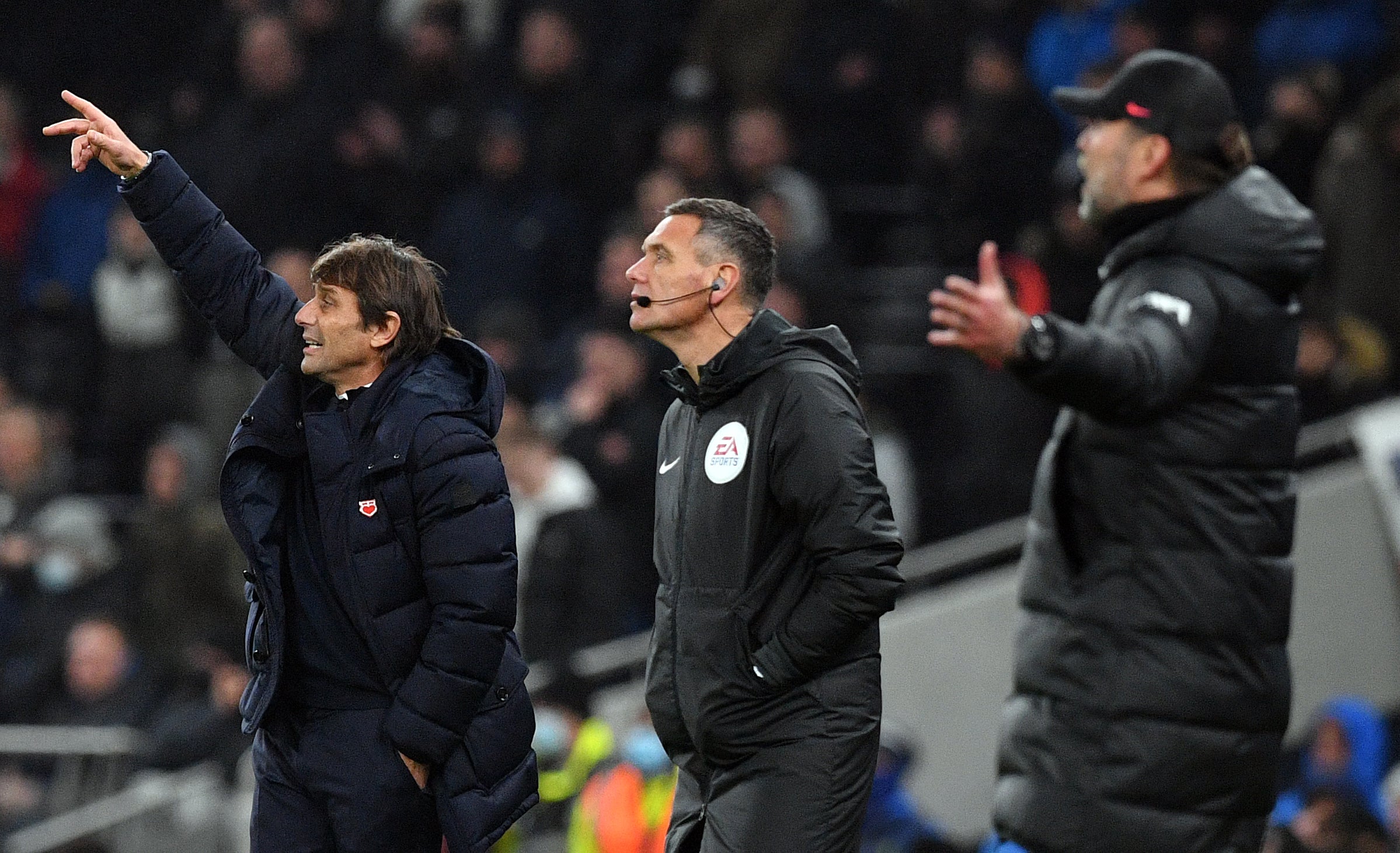 Antonio Conte and Jurgen Klopp offer contrasting styles of management
